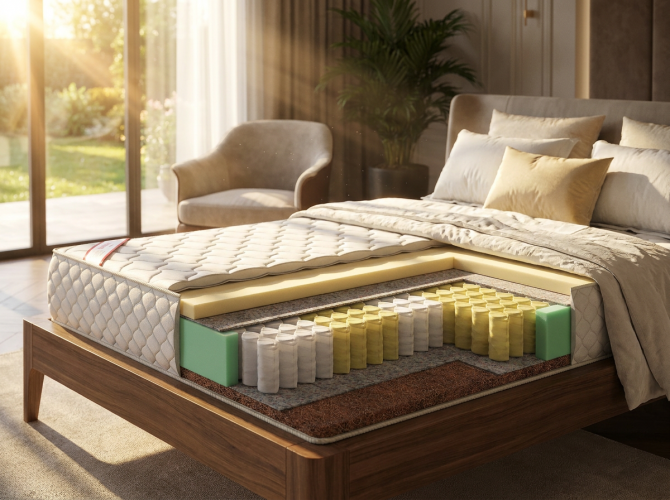 Матрас Виртуоз 22 см с кокосом и Memory Foam - Виртуоз Сна